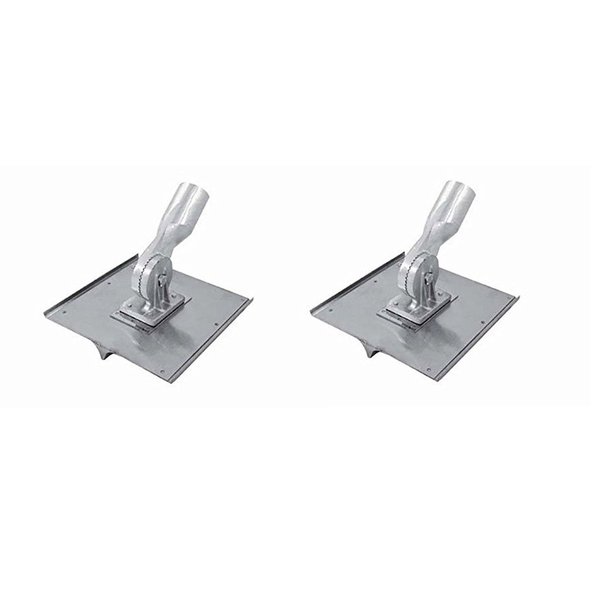 Kraft Tool Co. CC025 8 x 8 in. Stainless Steel Groover with Threaded Handle Socket, 2PK CC025-2